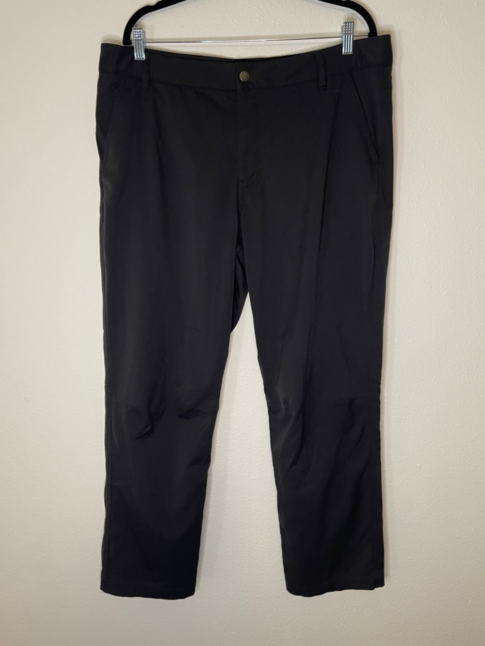 REI Co-Op Regular Fit Men's Black Nylon Hiking Trekking Outdoor Pants 38